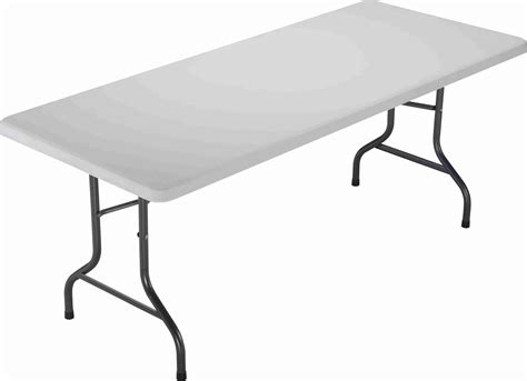 White Rectangular Plastic top Table - Excoban
