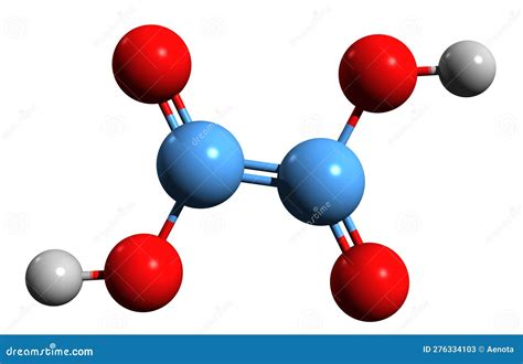 Oxalic Acid Molecule. Skeletal Formula. Stock Photo | CartoonDealer.com #187953108