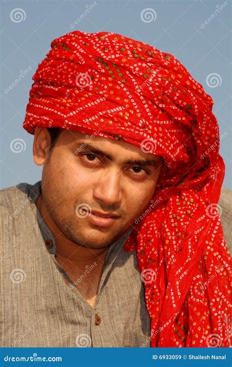 Man In A Red Turban