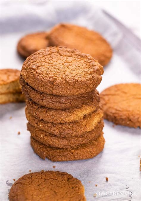 Keto Gingersnap Cookies - Easy Keto Ginger Cookies - Low Carb Spark
