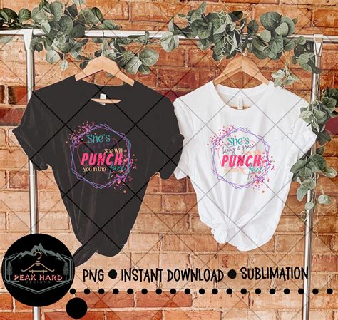 Shes Beauty Shes Grace She'll Punch You in the Face PNG DTF Sublimation ...