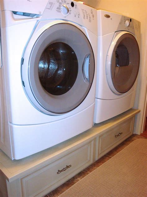 Diy Washer Dryer Pedestal With Drawers - Best Idea DIY