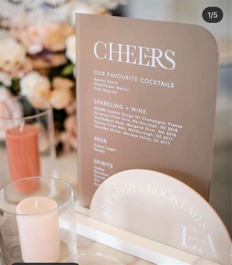 Colorful Wedding Signage Ideas