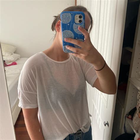 Sheer Jack Wills tshirt, with branding on left arm.... | Depop