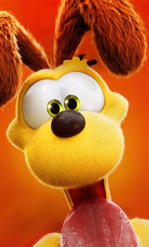 1280x2120 Harvey Guillen As Odie In The Garfield Movie 2024 iPhone 6 ...