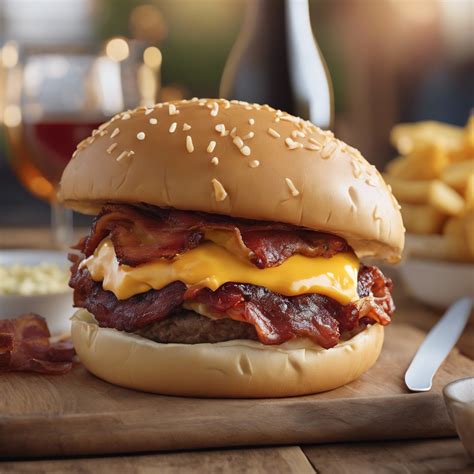 Backyard Bbq Bacon Cheddar Burger Recipe