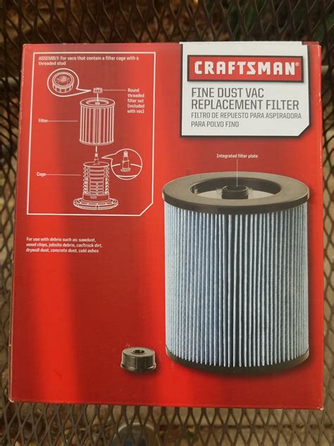 Craftsman Wet/Dry Vac Filter Replacement at Gary Liao blog