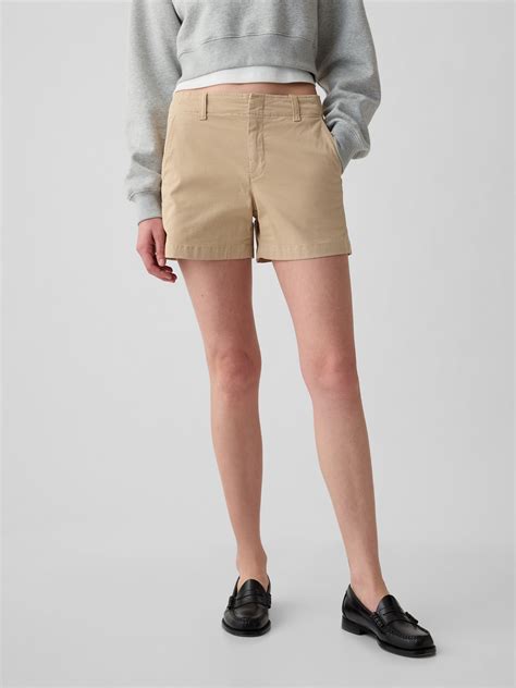 4" Downtown Khaki Shorts | Gap