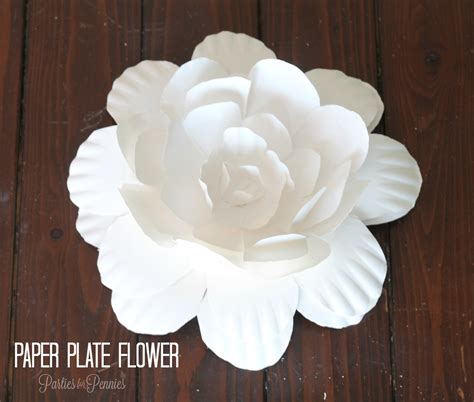 Paper Plate Flower Crafts