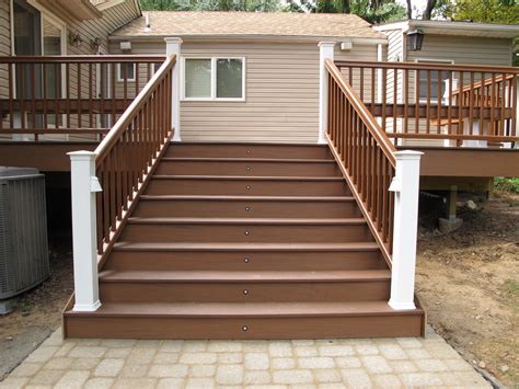 Landing Pad For Deck Stairs