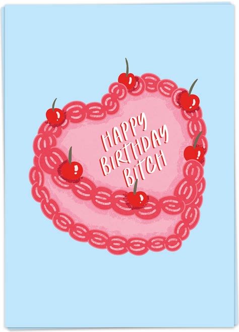 Birthday bitch cake - Kaart Blanche
