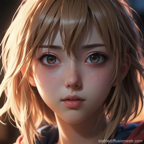 Hyper-realistic Anime Style Image | Stable Diffusion Online