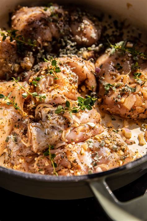 One Pan Roasted Herb Chicken and Wild Rice. - Half Baked Harvest