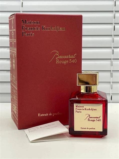 Baccarat Rouge 540 Extrait de Parfum Maison Francis Kurkdjian - Etsy France
