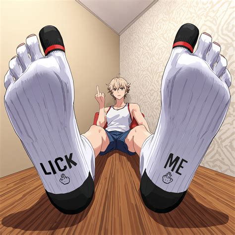 Anime Boy Socks #8 by AIBoysGallery on DeviantArt