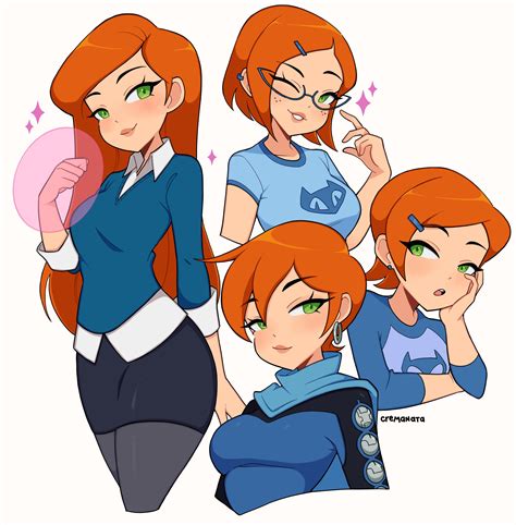 gwen tennyson (ben 10 and 2 more) drawn by cremanata | Danbooru