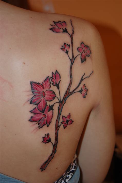 Cherry Blossom Tattoos Designs, Ideas and Meaning | Tattoos For You