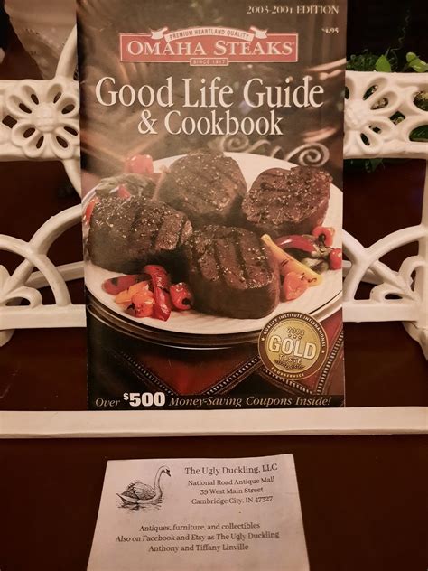 Omaha Steaks - Good Life Guide and Cookbook - Etsy
