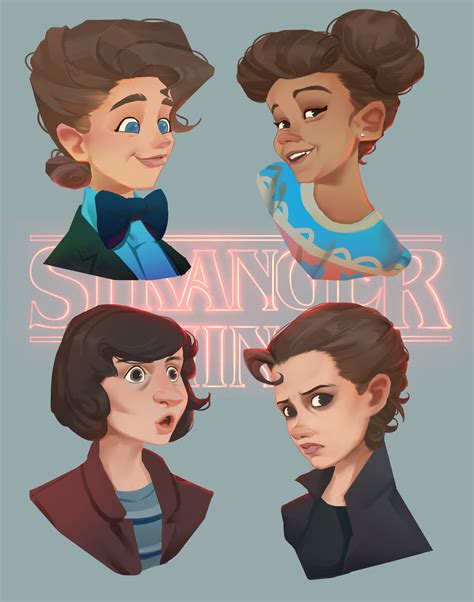 ArtStation - Stranger Things fans art