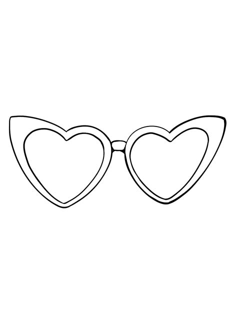 30+ Sunglasses Coloring Pages - Free Printable PDF & Online Coloring