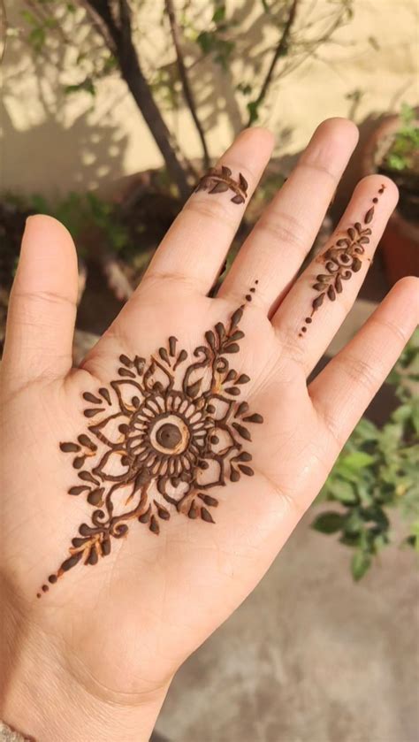 40 simple and easy henna designs for beginners – Artofit