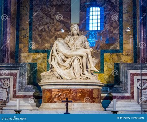 Michelangelo Pieta Sculpture in the Vatican Editorial Photography ...