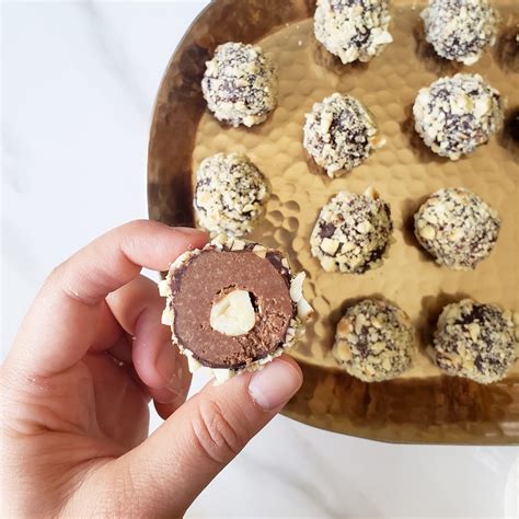 Ferrero Rocher Truffles - Rachel Good Nutrition