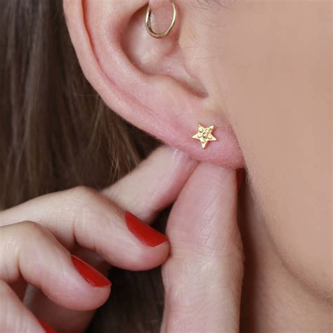 Star Stud Earrings, 18k Gold Vermeil Or Sterling Silver By Holly Blake