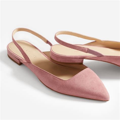 everlane rose suede slingback flat | Slingback shoes, Everlane shoes ...