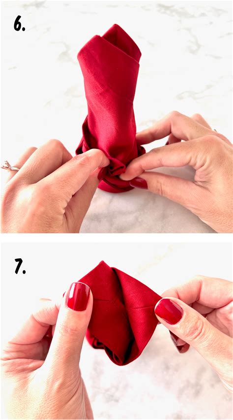 Elegant Napkin Rose Fold (So EASY!)