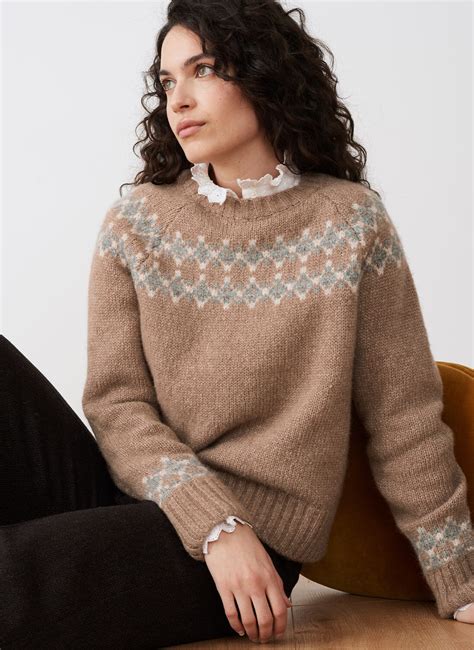 Brora Fair Isle Yoke Jumper at Cassandra Wild blog