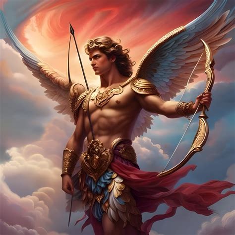 Eros, Winged God of Love - AI Generated Artwork - NightCafe Creator