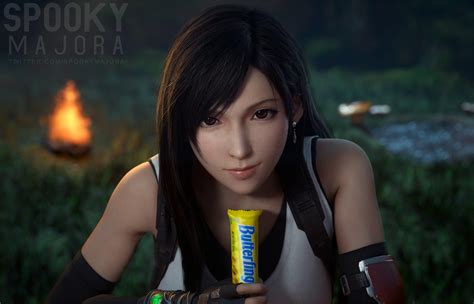 Hentai Tifa grips on a Butterfinger - by SpookyMajora | Final Fantasy ...