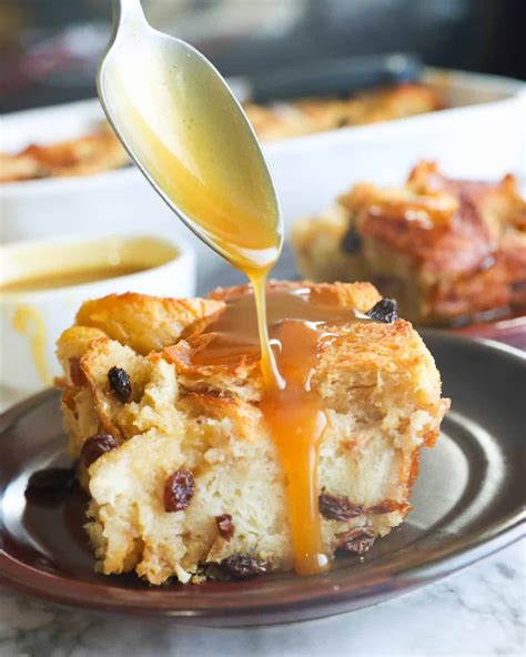 Bread pudding with rum sauce plus video – Artofit