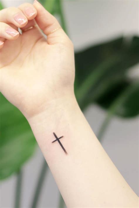 Small Cross Tattoos With Words at Alex Cruz blog