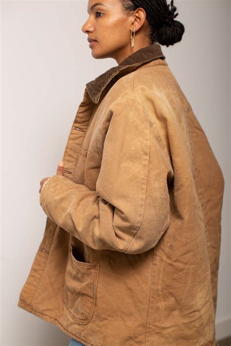 Vintage Tan Work Coat - Canvas | Garmentory