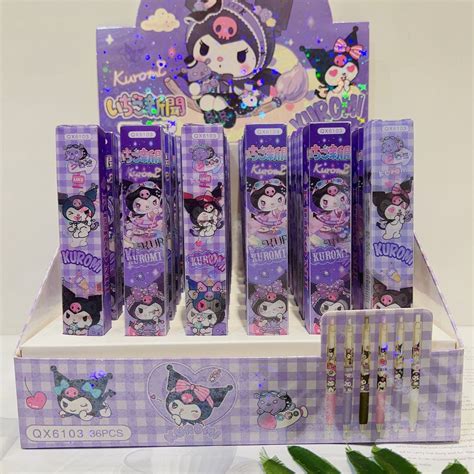 Sanrio Kuromi My melody Cinnamoroll Kawaii Day Series Cartoon Gel Pen ...