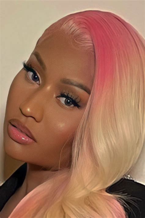 NICKI MINAJ | face card | glam | pink blonde hair | strawberry ...