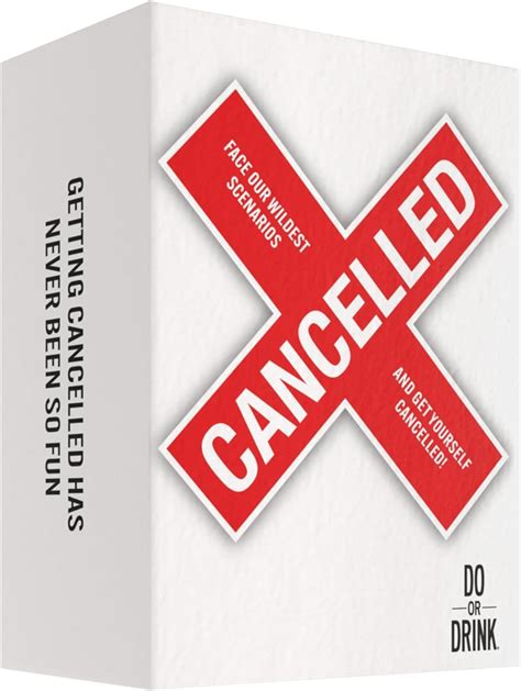Amazon.com: Cancelled - Hilarious Party Games for Adults - 350 Cards to ...