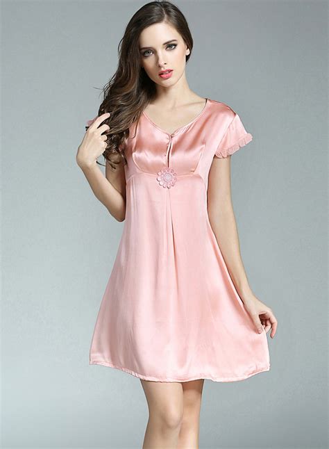 Sleepwear Silk Night Dress at Eva Gopinko blog