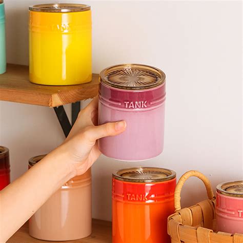 Qeeadeea/French Gradient Flour And Sugar Containers Ceramic, Sugar Bowl ...