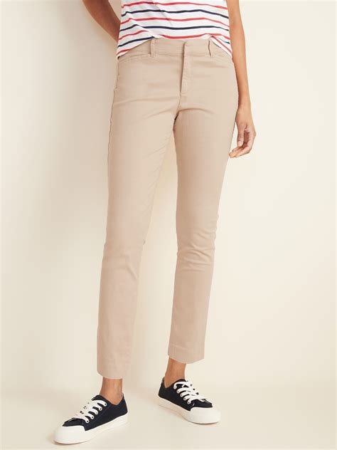 Mid-Rise Pixie Ankle Chinos for Women | Old Navy | Pants for women ...