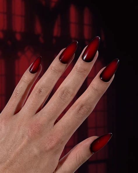 Blood Moon | Red nails, Hair and nails, Nail length