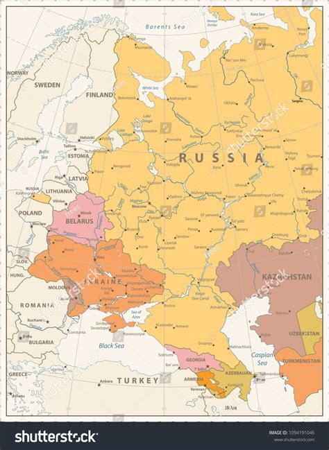 eastern europe political map