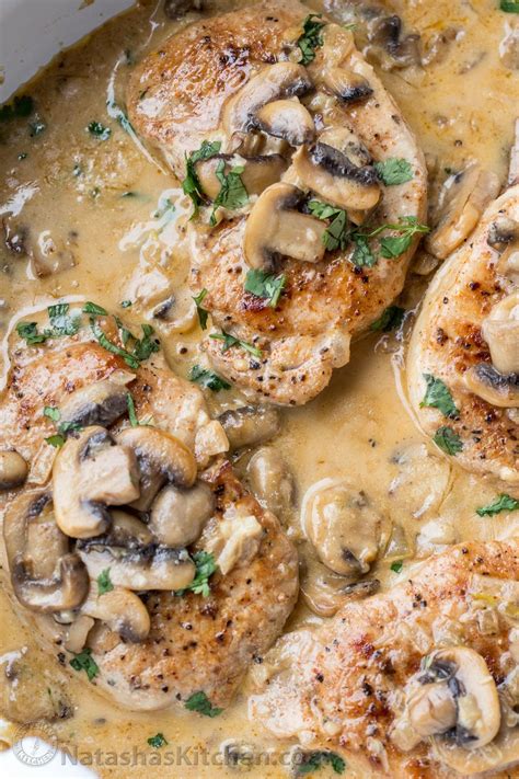 Smothered Pork Chops in Creamy Mushroom Sauce Recipe