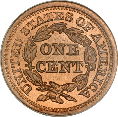 1 Cent "Liberty Head/Braided Hair Cent" - United States – Numista