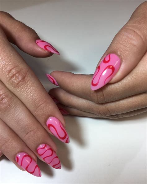 15 Elegant Pink And Red Nails - Sparkling Boy Ideas