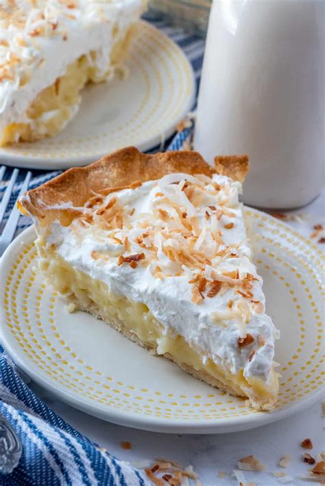 Coconut Cream Pie Slice