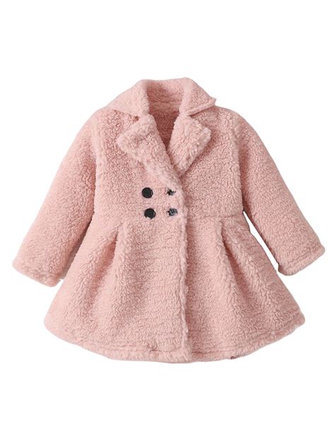 jaweiwi Kids Toddler Girls Winter Coat, 12M 24M 2T 3T 4T 5T 6T Solid ...