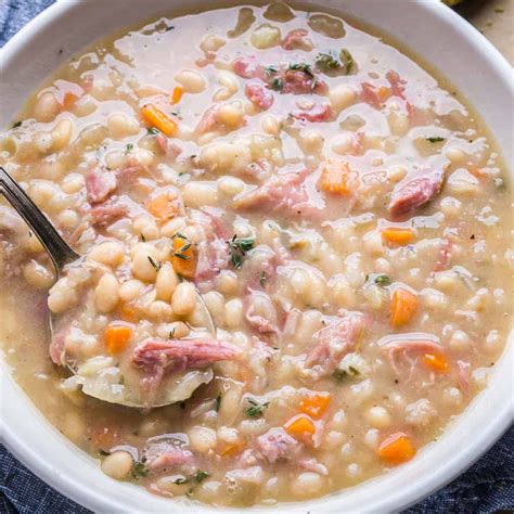 This old-fashioned ham and beans recipe pairs tender white beans with ...